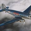 Douglas DC 3 Aircraft Diamond Painting