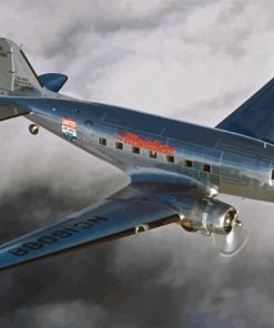 Douglas DC 3 Aircraft Diamond Painting