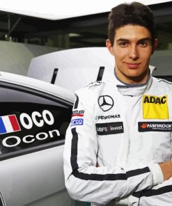 Esteban Ocon Diamond Painting