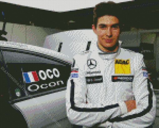 Esteban Ocon Diamond Painting