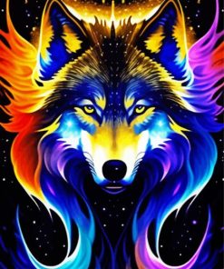 Fantasy Wolf Spirit Diamond Painting