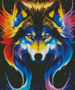 Fantasy Wolf Spirit Diamond Painting