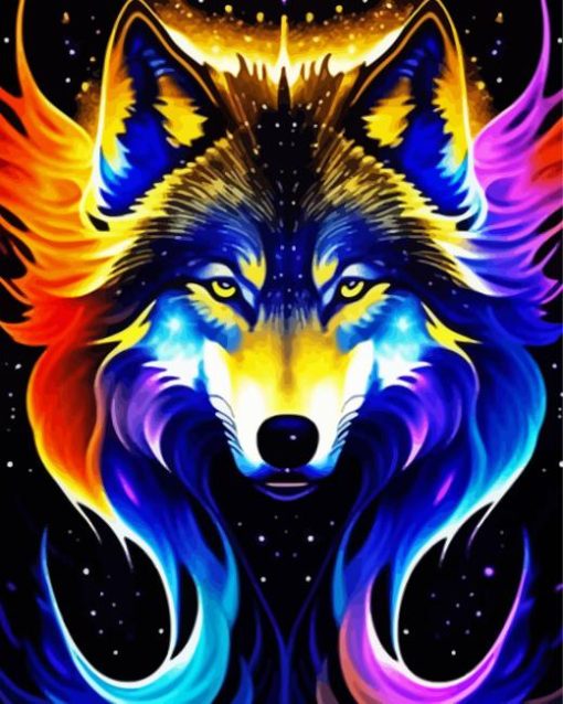 Fantasy Wolf Spirit Diamond Painting