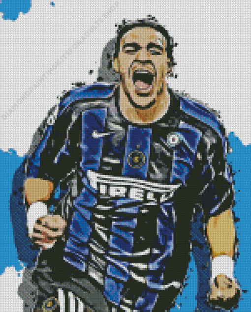 Football Player Adriano Leite Ribeiro Diamond Painting