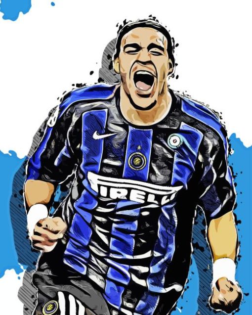 Football Player Adriano Leite Ribeiro Diamond Painting