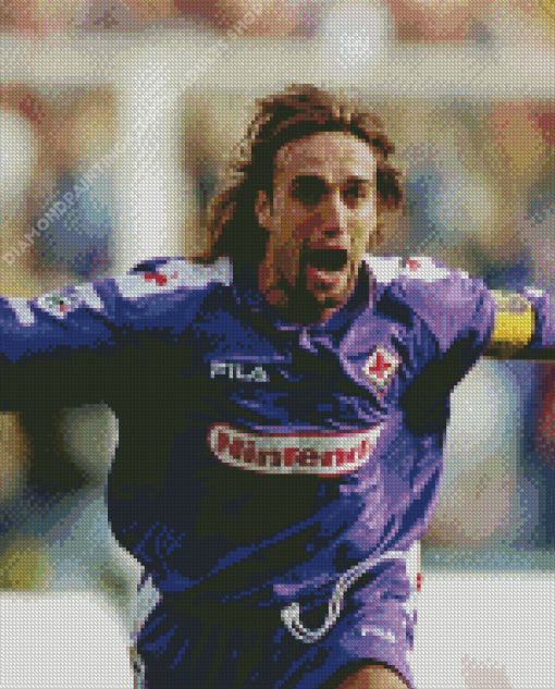 Gabriel Batistuta Diamond Painting