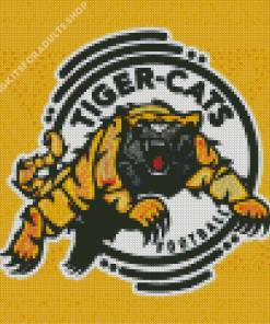 Hamilton Tiger Cats Football Team Logo Diamond Painting