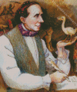 Hans Christian Andersen Danish Author Diamond Painting