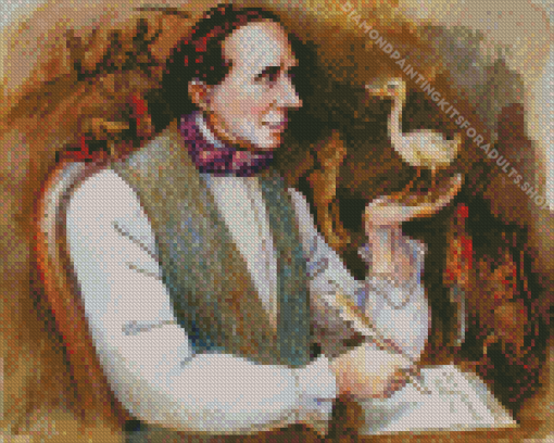 Hans Christian Andersen Danish Author Diamond Painting