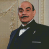 Hercule Poirot Agatha Christie Character Diamond Painting