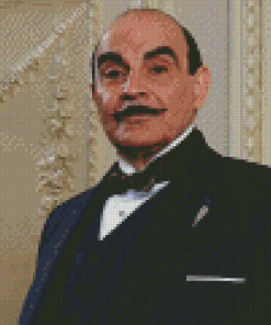 Hercule Poirot Agatha Christie Character Diamond Painting