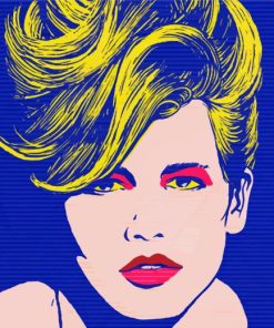 Illustration Claudia Schiffer Diamond Painting