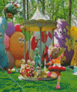 In The Night Garden Characters Diamond Painting