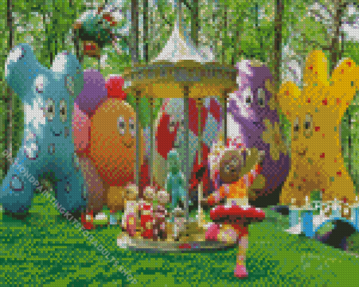 In The Night Garden Characters Diamond Painting