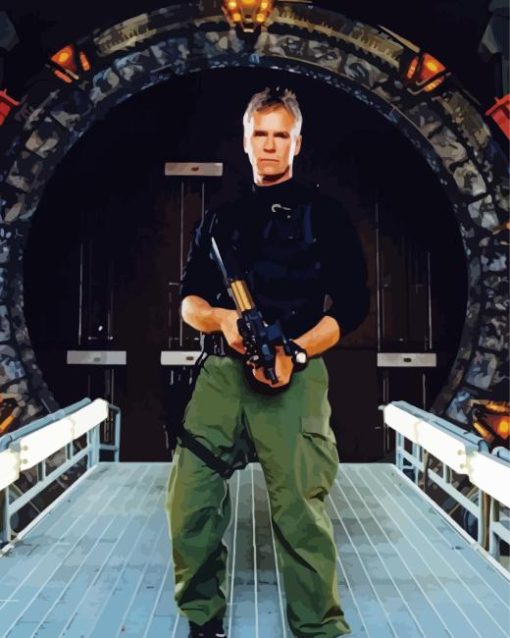 Jack O Neill Stargate Serie Diamond Painting