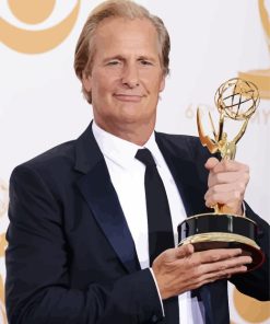 Jeff Daniels With Primetime Emmy Award Diamond Painting