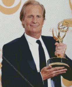 Jeff Daniels With Primetime Emmy Award Diamond Painting