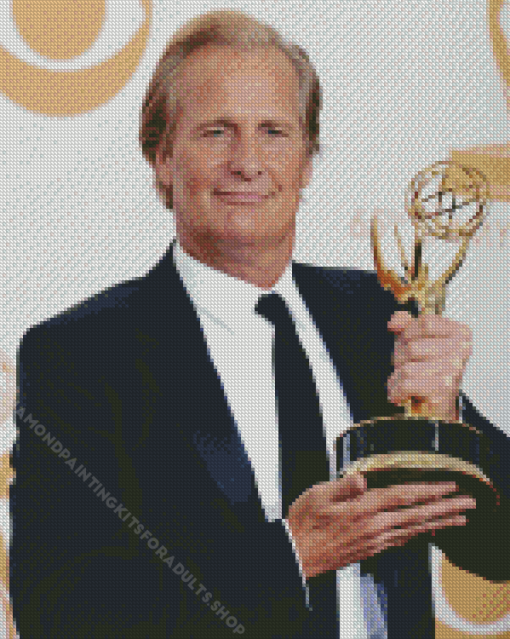 Jeff Daniels With Primetime Emmy Award Diamond Painting