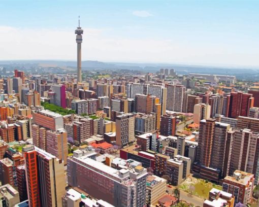 Johannesburg Skyline Diamond Painting