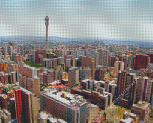 Johannesburg Skyline Diamond Painting