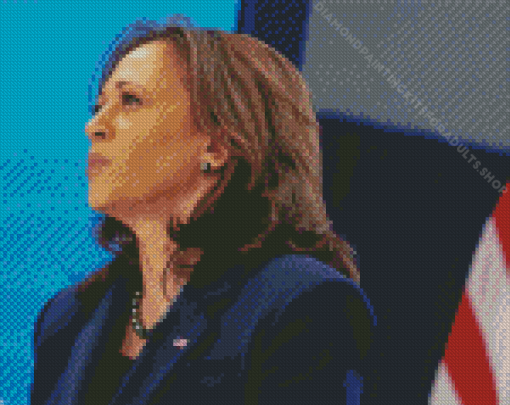 Kamala Harris Famous Diamond Painting