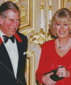 King Charles and Camilla Diamond Painting