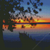 Lake Vermilion MN At Sunset Diamond Painting