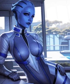 Liara Tsoni Mass Effect Game Diamond Painting