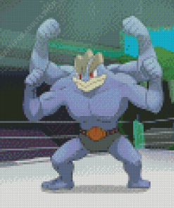 Machamp Anime Diamond Painting