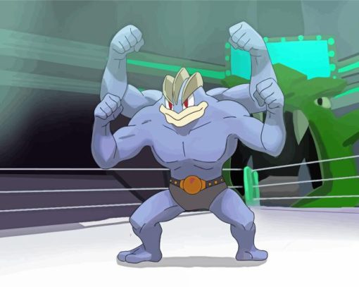 Machamp Anime Diamond Painting