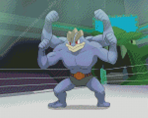 Machamp Anime Diamond Painting