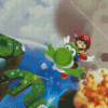 Mario Galaxy Video Game Diamond Painting