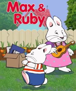 Max And Ruby Cartoon Poster Diamond Painting