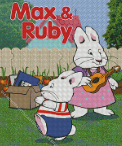 Max And Ruby Cartoon Poster Diamond Painting