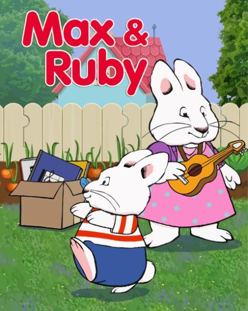 Max And Ruby Cartoon Poster Diamond Painting