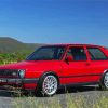 Mk2 Golf GTI Red Car Diamond Painting