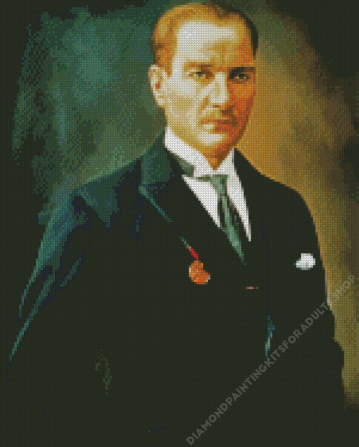 Mustafa Kemal Ataturk President Diamond Painting