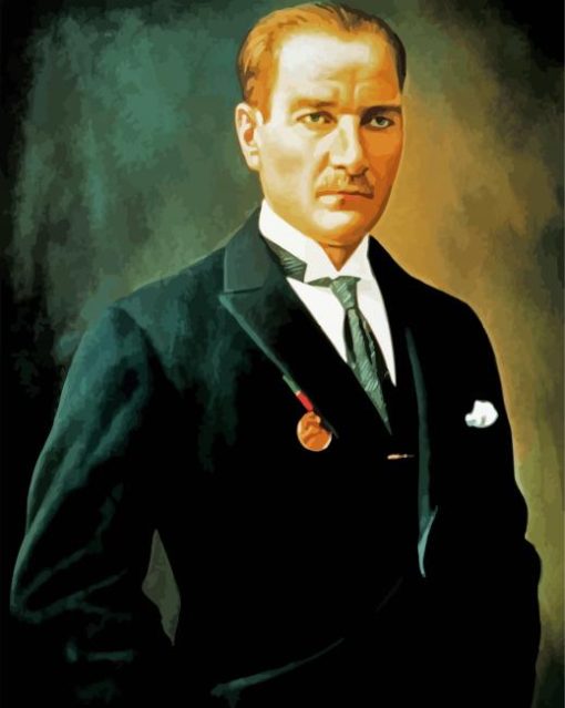 Mustafa Kemal Ataturk President Diamond Painting