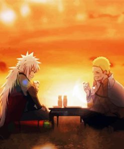 Naruto And Jiraiya Characters Diamond Painting