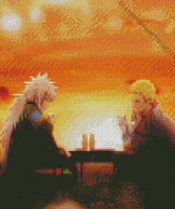 Naruto And Jiraiya Characters Diamond Painting