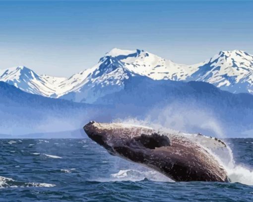 Orca In Glacier Bay National Park Diamond Painting