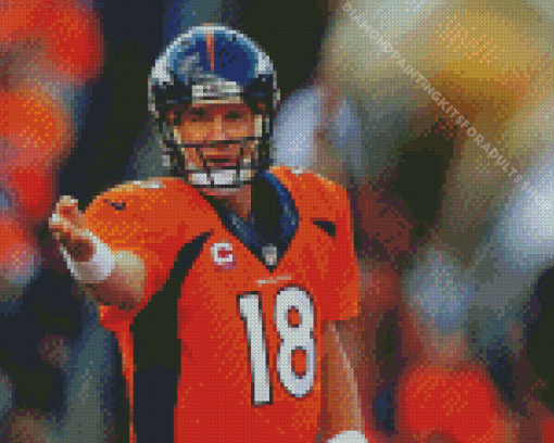 Peyton Manning Diamond Painting