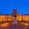 Queens University Belfast By Night Diamond Painting