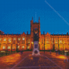 Queens University Belfast By Night Diamond Painting