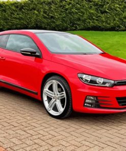 Red Vw Scirocco Diamond Painting