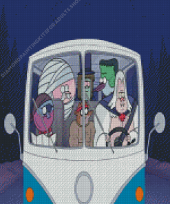 Regular Show Animation Diamond Painting