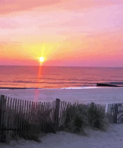 Rehoboth Beach Sunset Diamond Painting