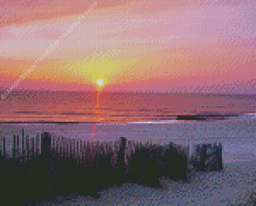 Rehoboth Beach Sunset Diamond Painting