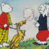 Rupert Bear Adventures Diamond Painting