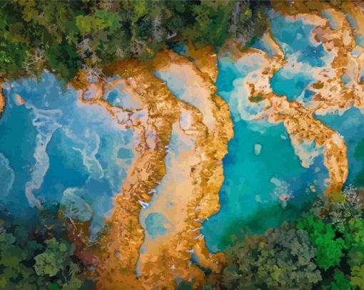 Semuc Champey Nature Preserve Diamond Painting